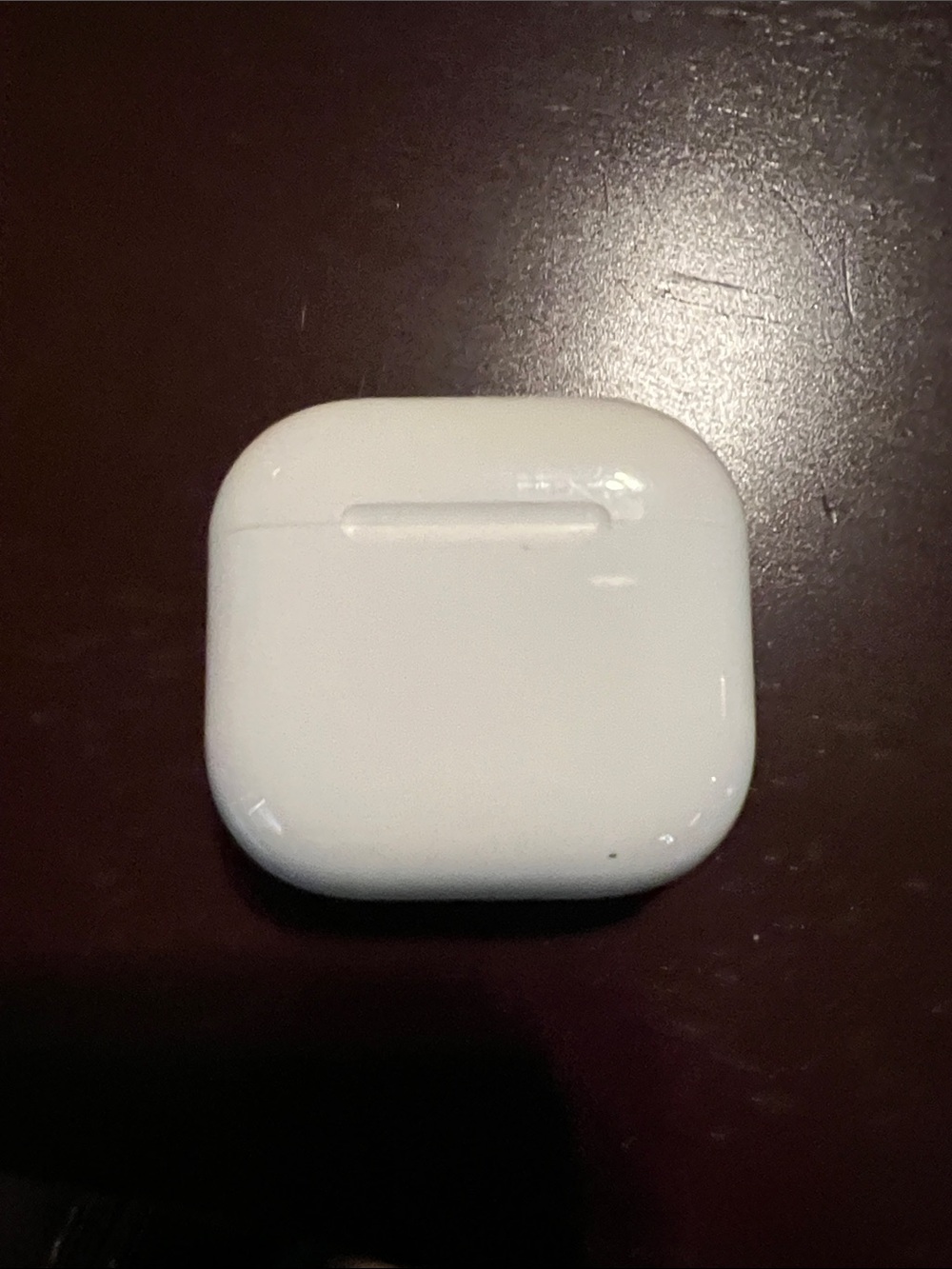 White Wireless Earbuds Charging Case